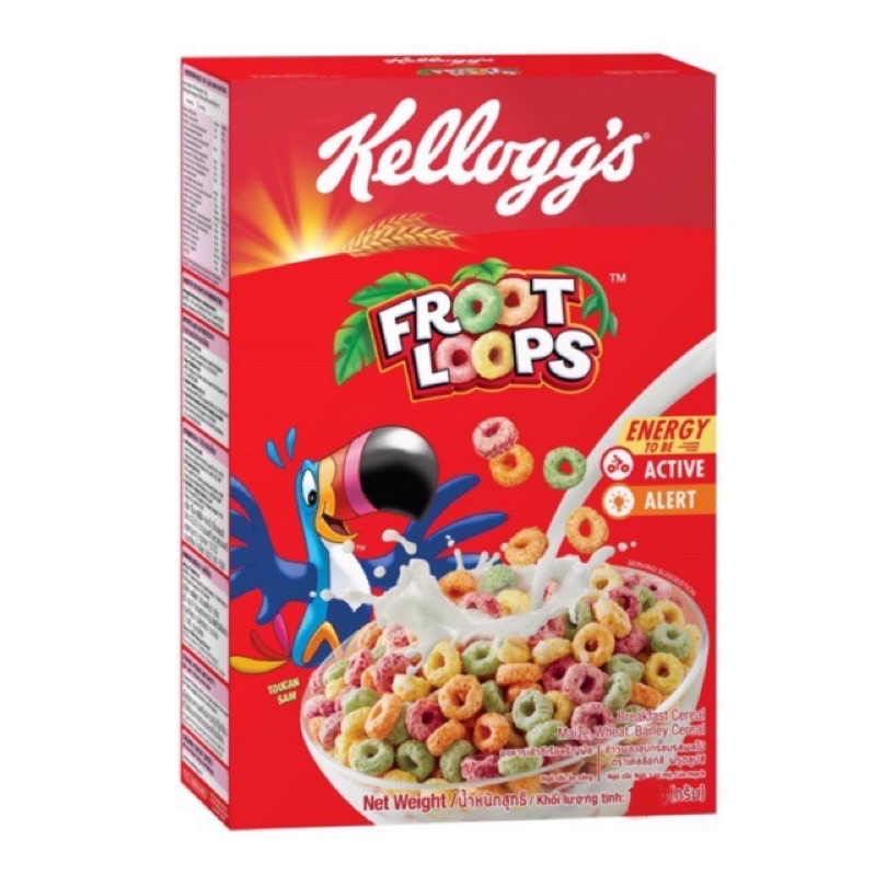 NGŨ CỐC DINH DƯỠNG/ BÁNH ĂN SÁNG KELLOGG'S FROOT LOOPS 300G