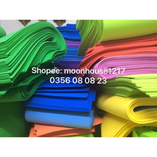 Xốp 1 li kích thước 1,2*50 cm dùng trang trí mầm non
