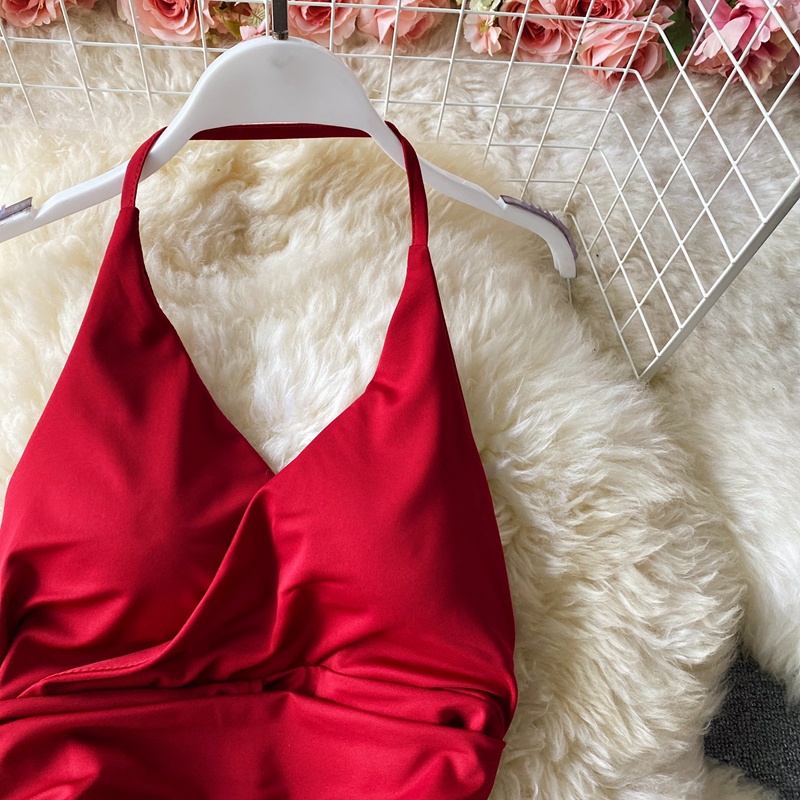 🌸Hàng Order🌸 Váy Đầm Body Vắt Chéo Eo Có Tà Tiệc Cưới Sexy Nữ Tính🌸Hàng Quảng Châu