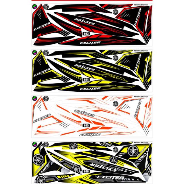 Decal Jupiter Mx 135 New 2012 2013 2014 2015 2016 / Mx New 135 / Variation Jupiter Mx