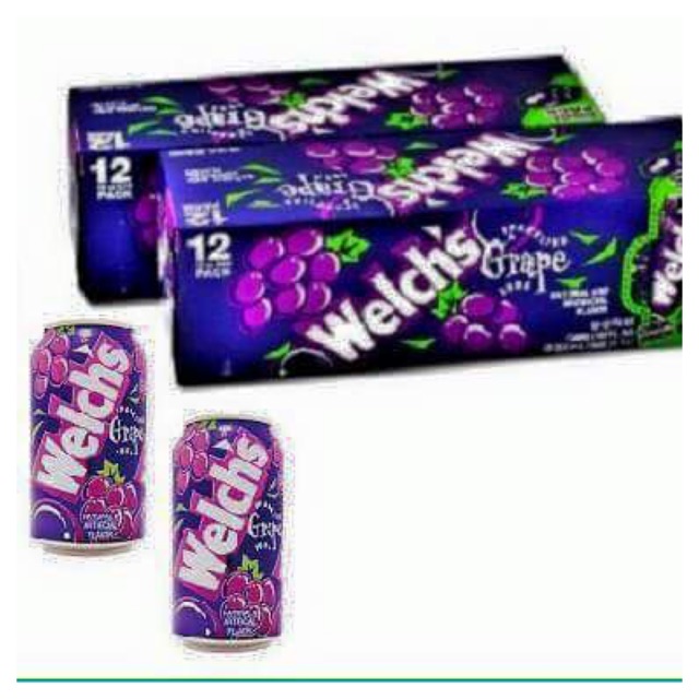 Thùng 12 lon Welch's nho Mỹ