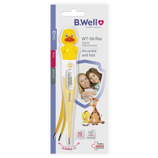 Nhiệt kế, nhiệt kế điện tử B.Well SwissWT-06 flex hình vịt