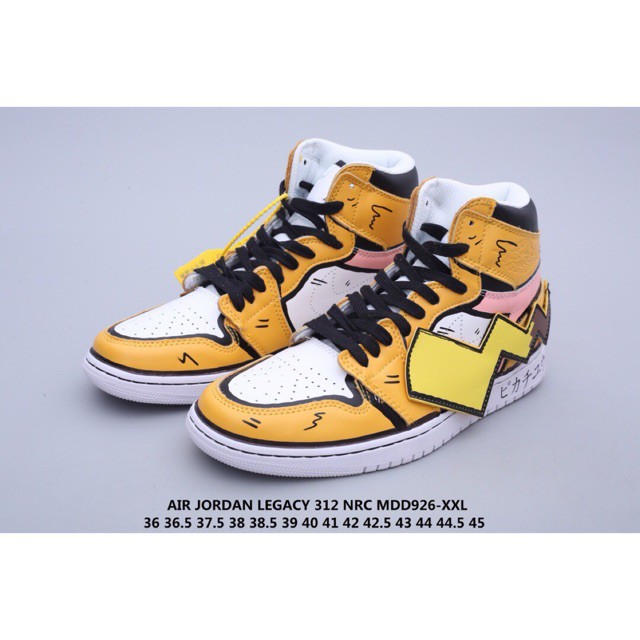 2021  ẢNH THẬT | Giày Thể Thao Jordan 1 x pokemon