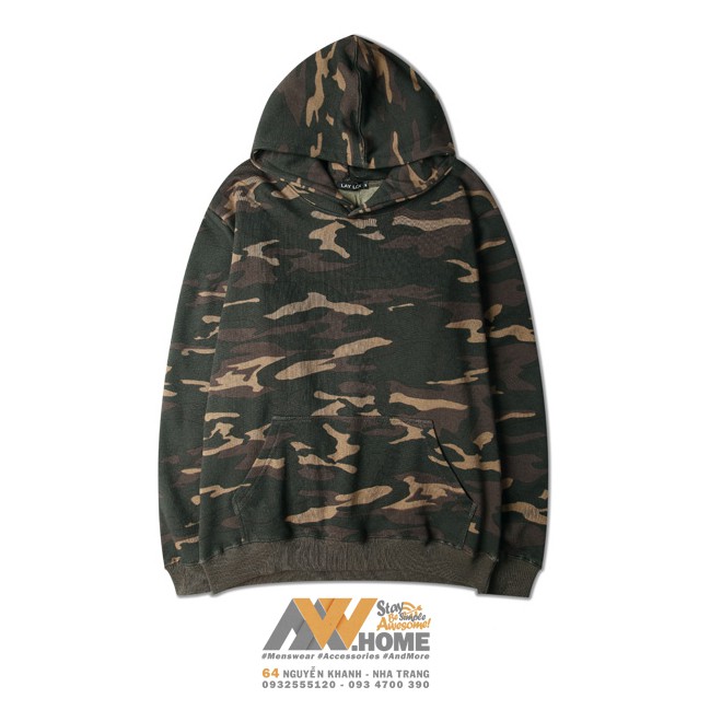Áo Hoodies Lính / Camo - Big Size
