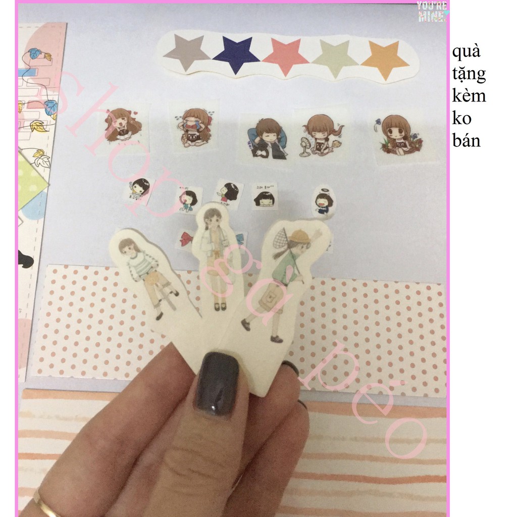 [Handmade] Calendar Mini YiBo 2021 tặng kèm 1 bookmark và sticker siêu xinh