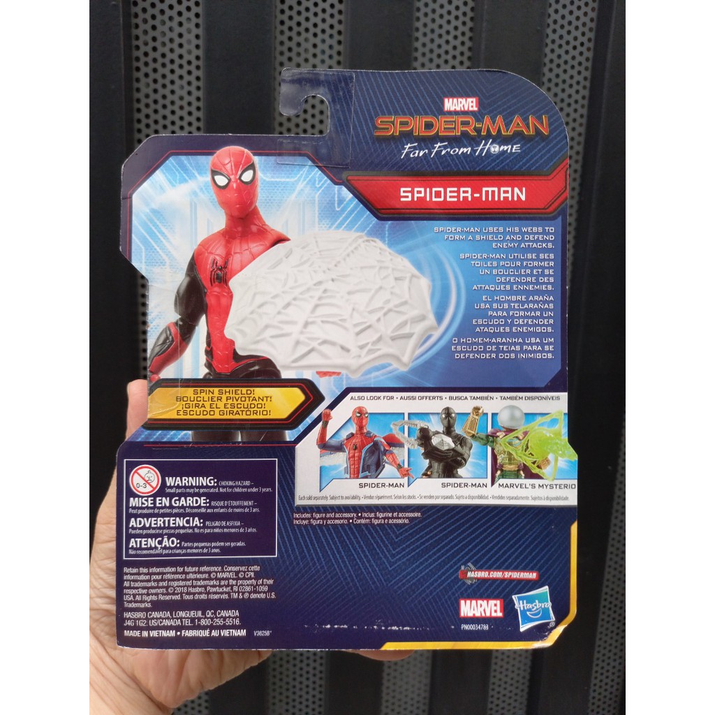 Mô hình nhân vật siêu anh hùng Marvel - Spider man - Far From Home - người nhện