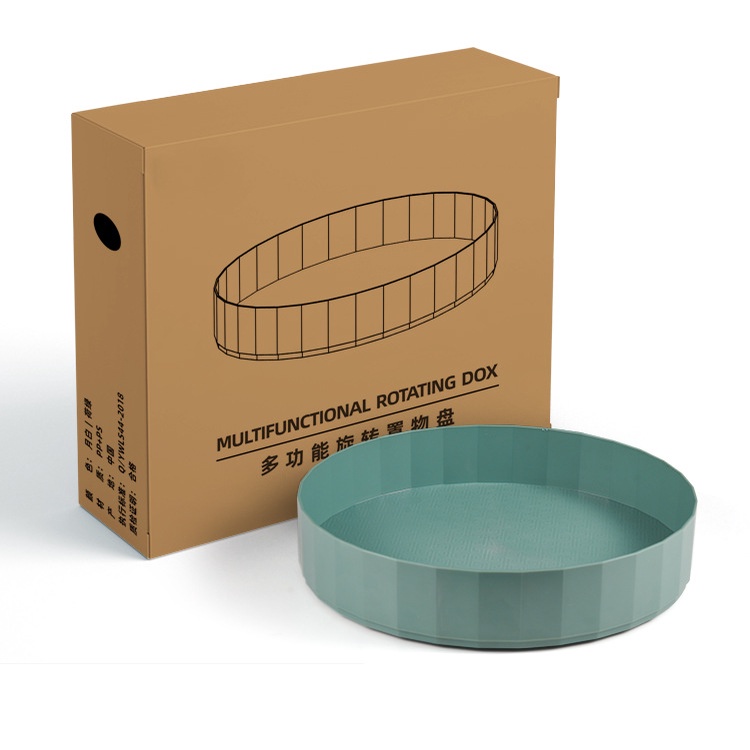 Khay đựng gia vị xoay 360 độ, giá để gia vị, mỹ phẩm, kệ nhà bếp