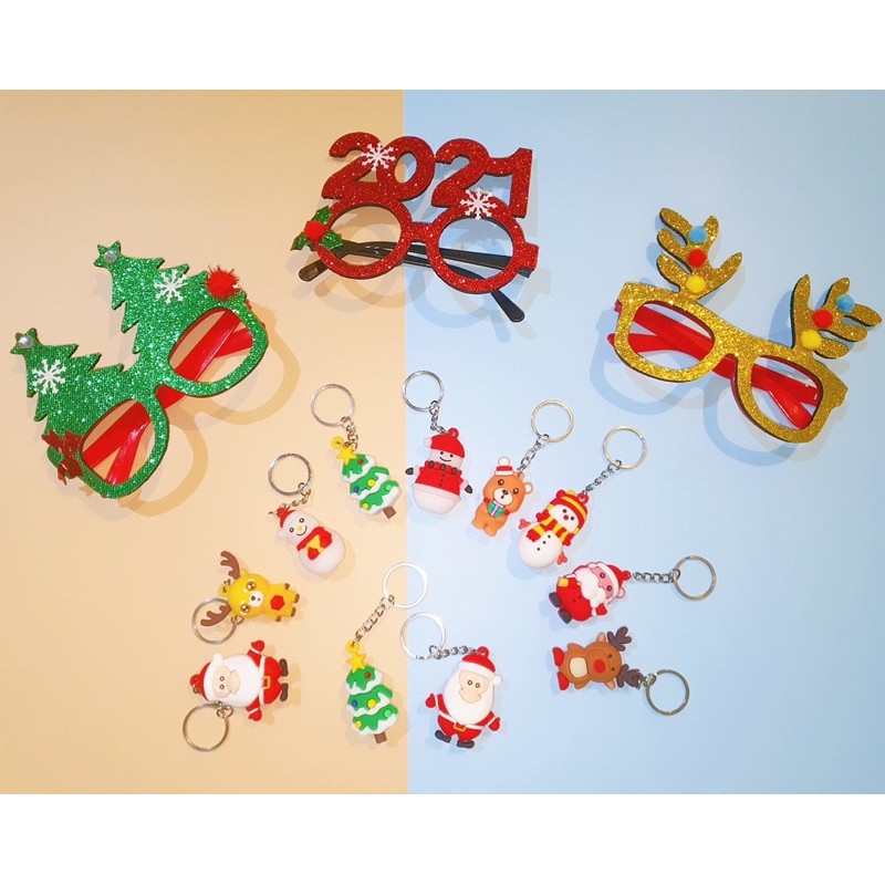 ❄️ Móc khoá Noel cao su loại đẹp 🎄