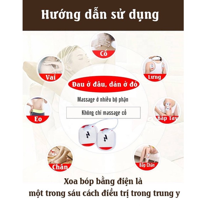 Gối massage cổ chữ U 360 đa năng công nghệ Nhật Bản, gối massage hồng ngoại 8 bi xoay 2 chiều hỗ trợ vùng vai gáy Angola