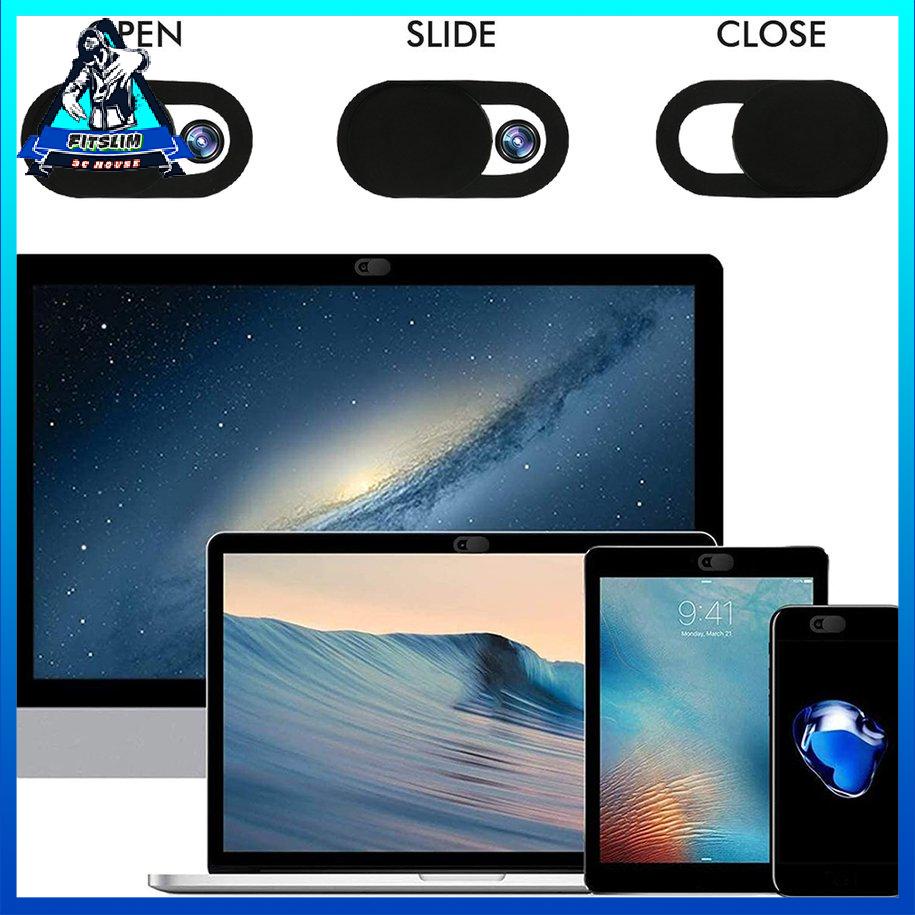 3 cái WebCam Bìa Màn trập Nam châm Thanh trượt Nhựa Phổ dụng Chống gián điệp Nắp máy ảnh [8/4]