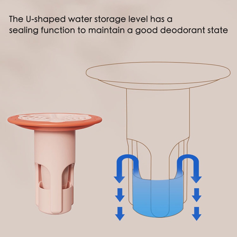 Nắp Đậy Cống Thoát Nước Sàn Nhà Tắm / Nhà Bếp Hình Lưới Bắt Tóc Dễ Thương