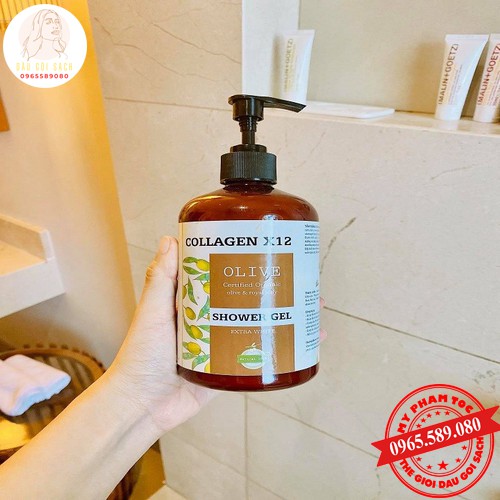 Sữa tắm truyền trắng Collagen X12 dùng cho cả mặt | sữa tắm collagen | BigBuy360 - bigbuy360.vn