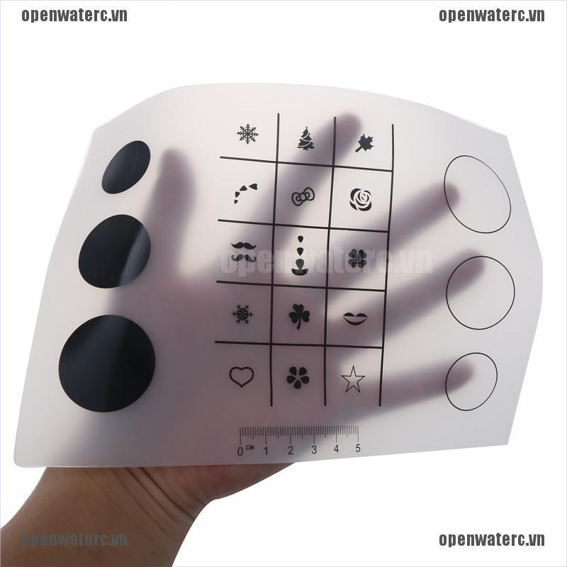 Tấm Silicone Dùng Để Vẽ Móng Nghệ Thuật DIY Tiện Dụng