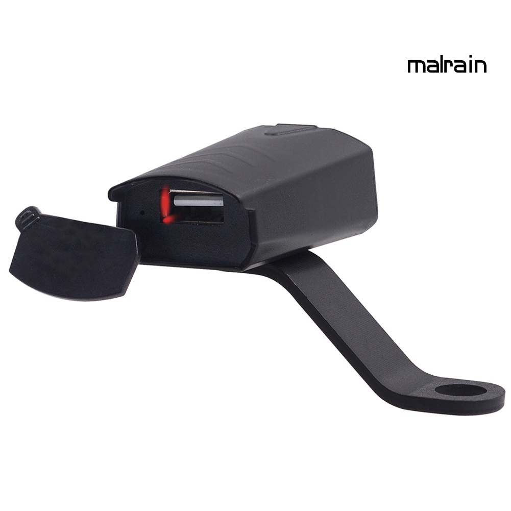 Bộ Sạc Điện Thoại USB Gắn Tay Lái Xe Máy 12V CS-835A1 Có Đèn Báo Hiệu