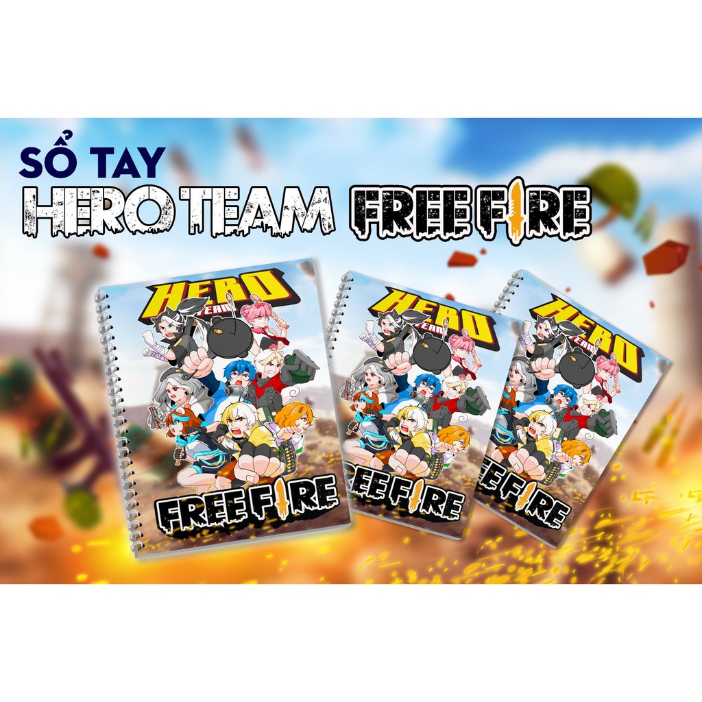 Sổ tay Free fire nhân vật Hero Team