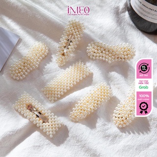 Kẹp tóc nhỏ ngọc trai, kẹp tóc đính đá Hàn Quốc sang chảnh IMEO 006
