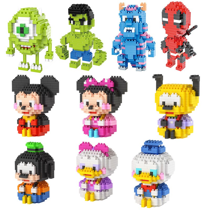 💖 Mua 5 tặng 1 💖Disney 3D LEGO Bộ Đồ Chơi Lego Xếp Hình Thú Vị Cho Bé