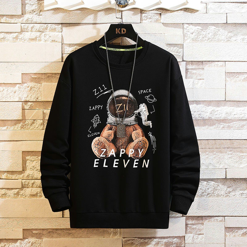 [Mẫu Mới] Áo Nỉ Cotton Dài Tay Nam Nữ Cổ Tròn Unisex Form Rộng Bo Gấu Phối Chữ ELEVEN Thời Trang Zenkonu TOP NAM 1000207 | BigBuy360 - bigbuy360.vn