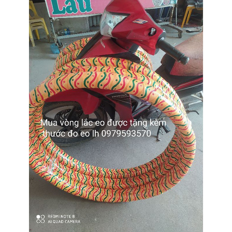 Vòng lắc giảm eo song mây chập 3 size khủng nặng 5kg giúp tan mỡ bụng