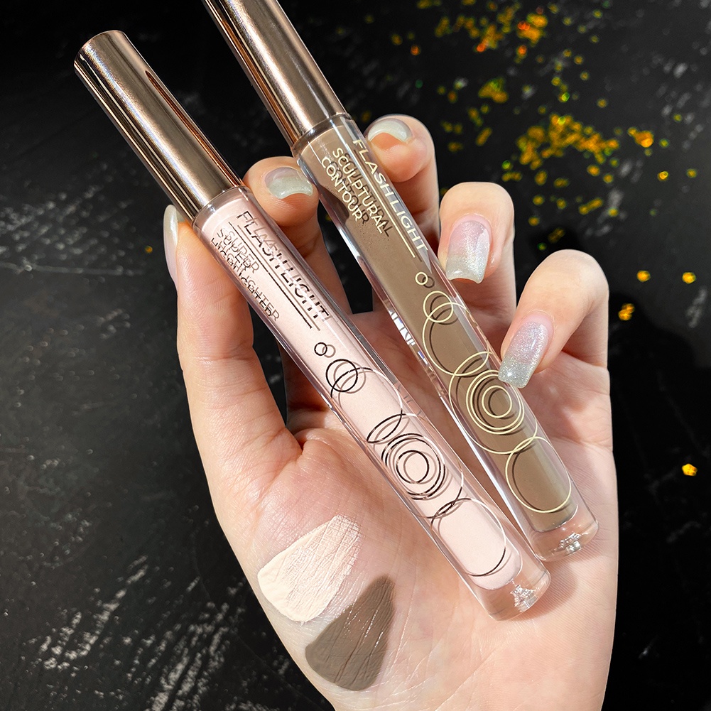 GECOMO Highlight Shadow Pen Làm sáng màu da Đường viền mờ tự nhiên | BigBuy360 - bigbuy360.vn