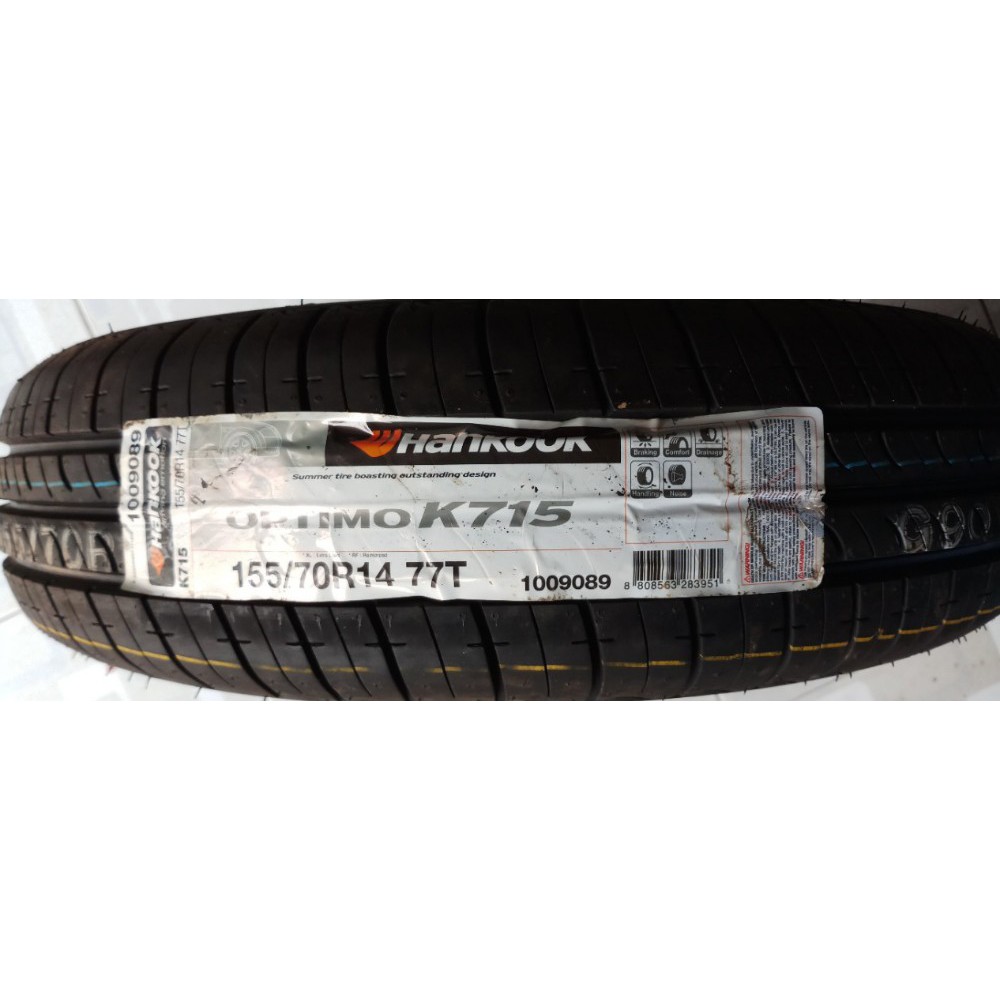 Vỏ xe Chevrolet Spark 155/70R14 Hankook
