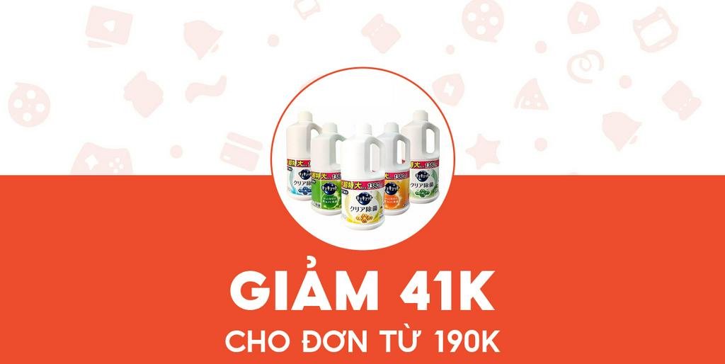 - FUJI MARKET - Giảm 41K cho Nước Rửa Chén KAO 1380ml