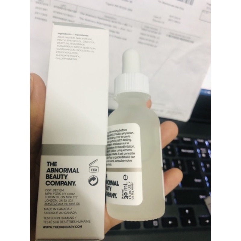 Tinh chất Serum ngừa thâm mụn The Ordinary Niacinamide + Zinc 1% Sephora