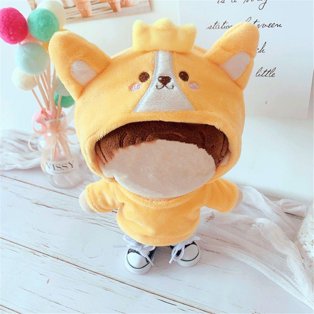 Bộ Trang Phục Búp Bê 20CM Chất Liệu Mềm Mại Phong Cách Thần Tượng Hàn Quốc Kèm Quần Áo Đáng Yêu