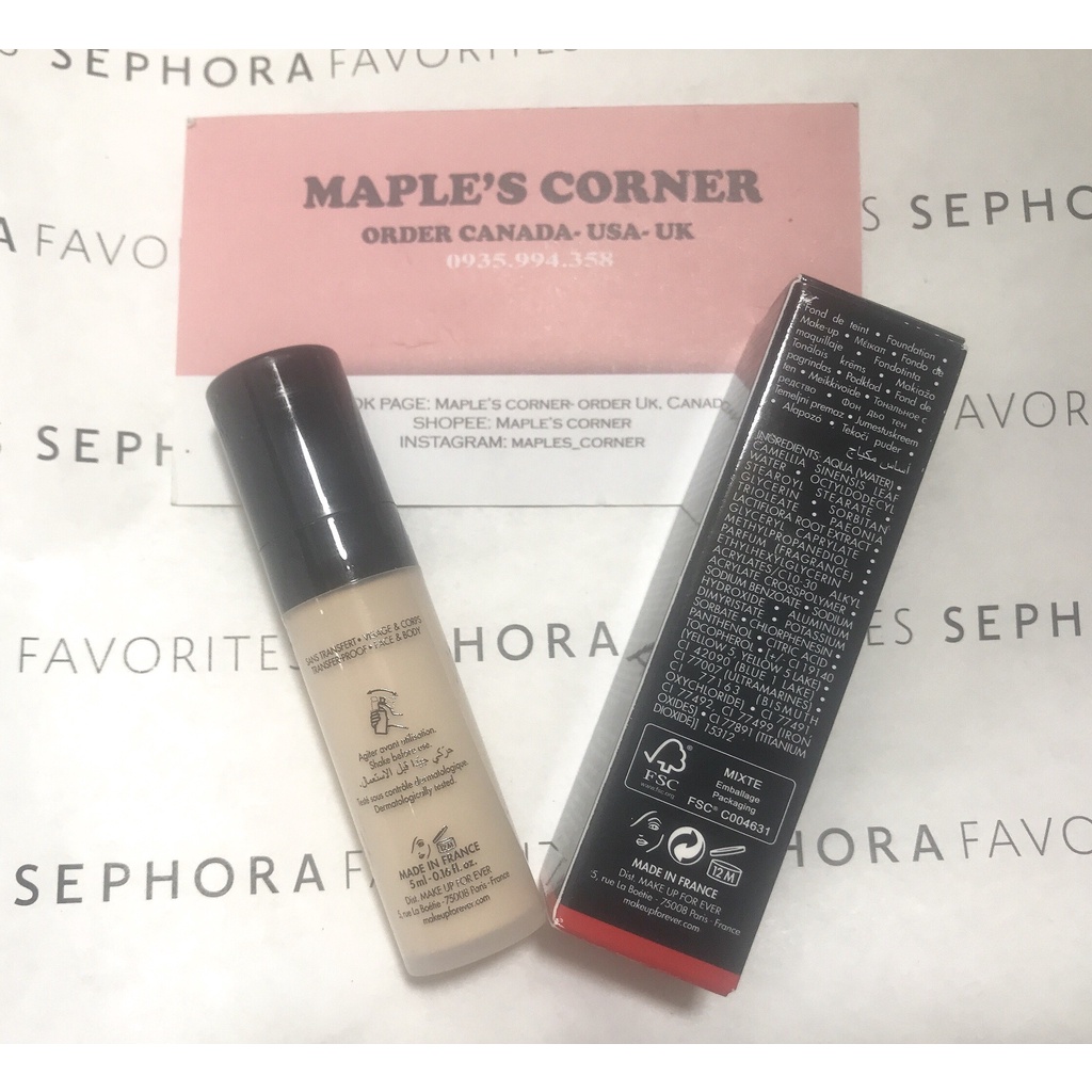 Nền Make Up For Ever Watertone Foundation