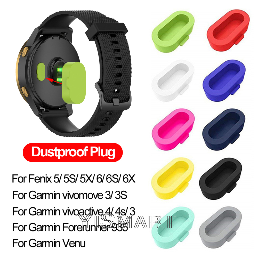 Nút Silicon Chống Bụi Cho Đồng Hồ Thông Minh Garmin Forerunner 945 / 935 / 245 / 245m / 45 / 45s Fenix 6 6s 6x 5 5x 5s / Vivoactive 3 / 4