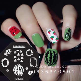 Bảng in móng stamping nail QA39,42,43,44,45,48
