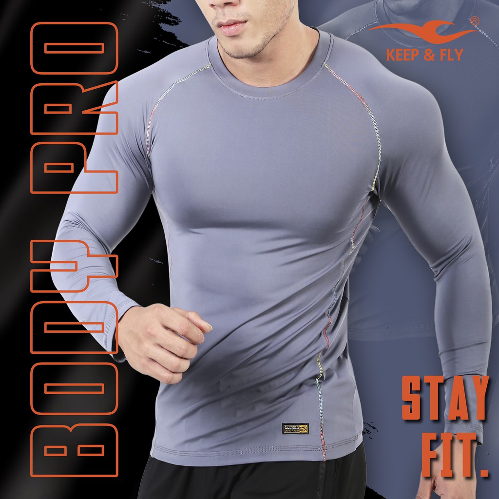 Áo Lót Body Pro Thể Thao Giữ Nhiệt Chống Nắng Chính Hãng Keep&Fly [ SP65 ]