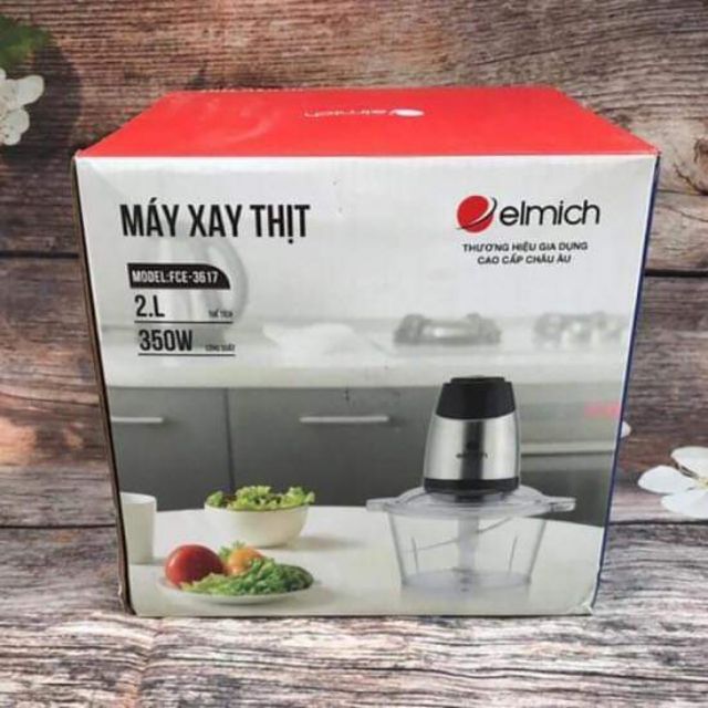 MÁY XAY THỊT ELMICH CỐI THỦY TINH