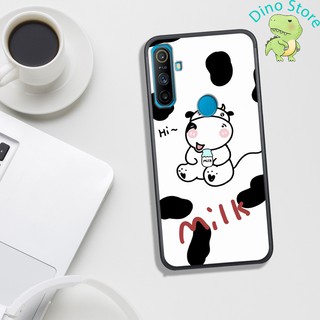 [Free Thêm Tên/Ngày Sinh/SĐT] ỐP LƯNG UV OPPO REALME C3/REALME 5/REALME 5 PRO, IN HÌNH CHÚ BÒ SỮA CUTE.