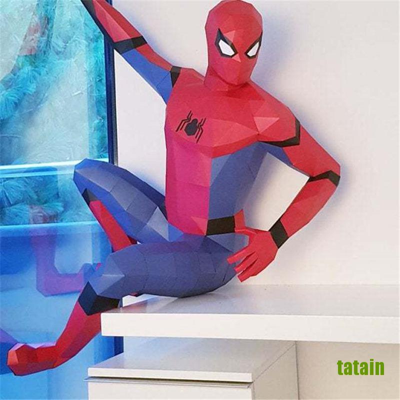 Mô hình nhân vật hoạt hình 3D bằng giấy nhiều kiểu dáng dùng trang trí