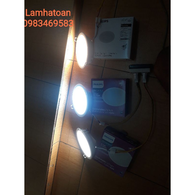 Đèn led âm trần 59464 13w D125 philips