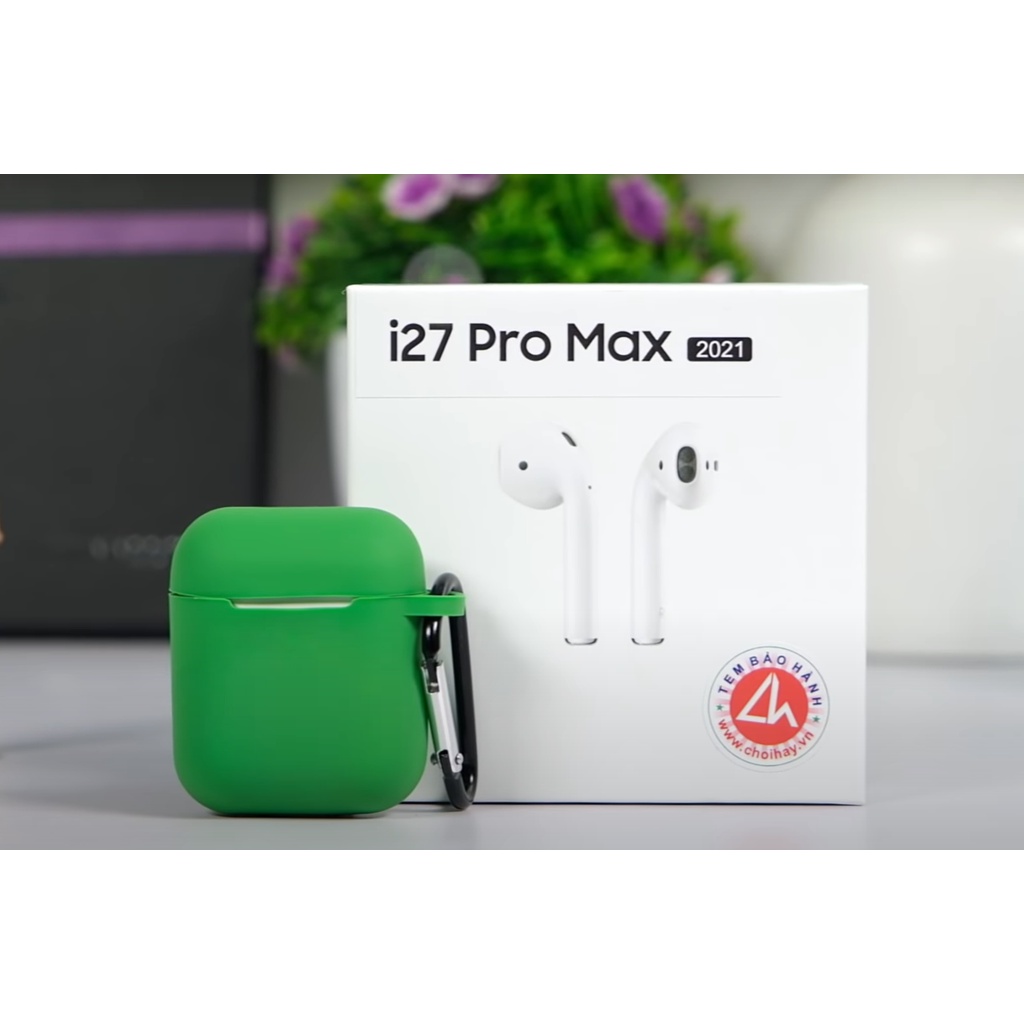 Tai nghe TWS i27 Pro Max 2021, Hổ Vằn, Pin lên tới 5h xử dụng chip Louda 1562