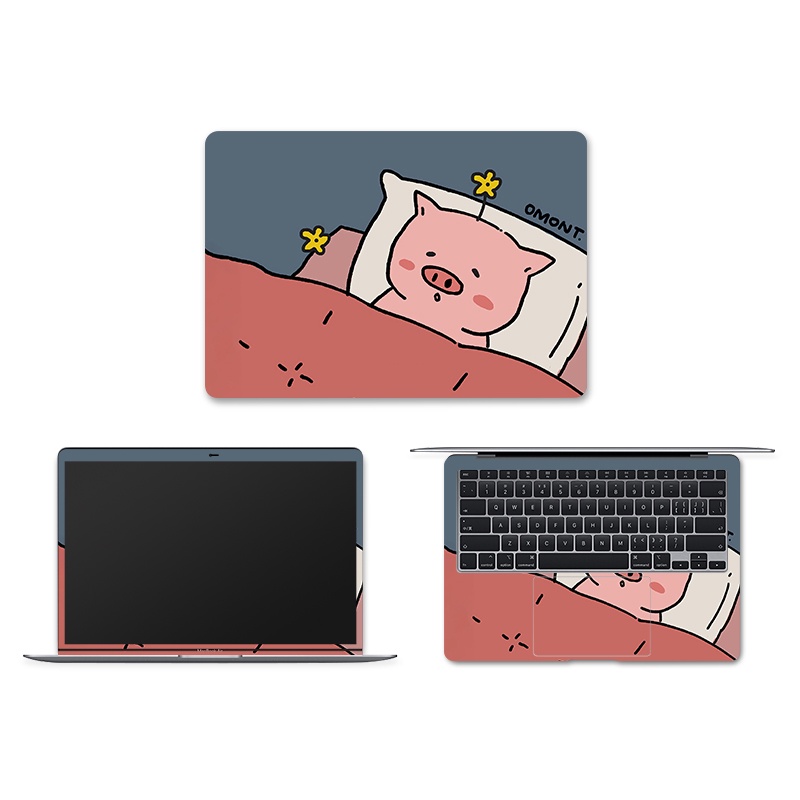 3 pieces of universal protective film, laptop stickers, computer decorative decals, suitable for Lenovo, HP, ASUS, and Dell laptops