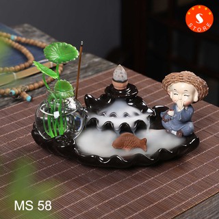 Thác khói trầm hương - Tặng Kèm 20 nụ Trầm tự nhiên (full bộ như hình)