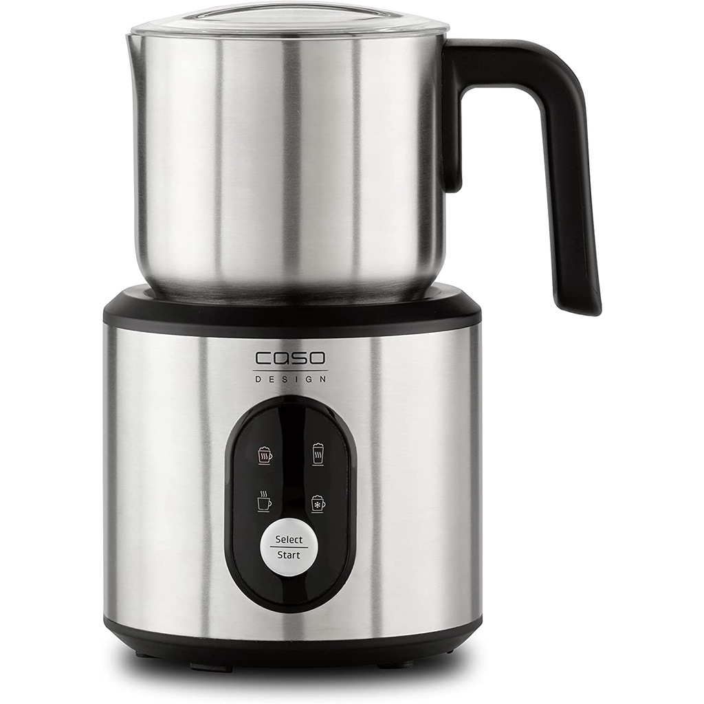 Máy tạo bọt sữa Caso 1666 Creme &amp; Choco Inox, máy đánh sữa tạo bọt nhập Đức chính hãng