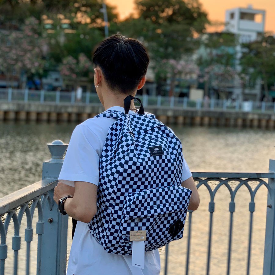 Balo Đi Học Van.s Old Skool Black/White Checkerboard