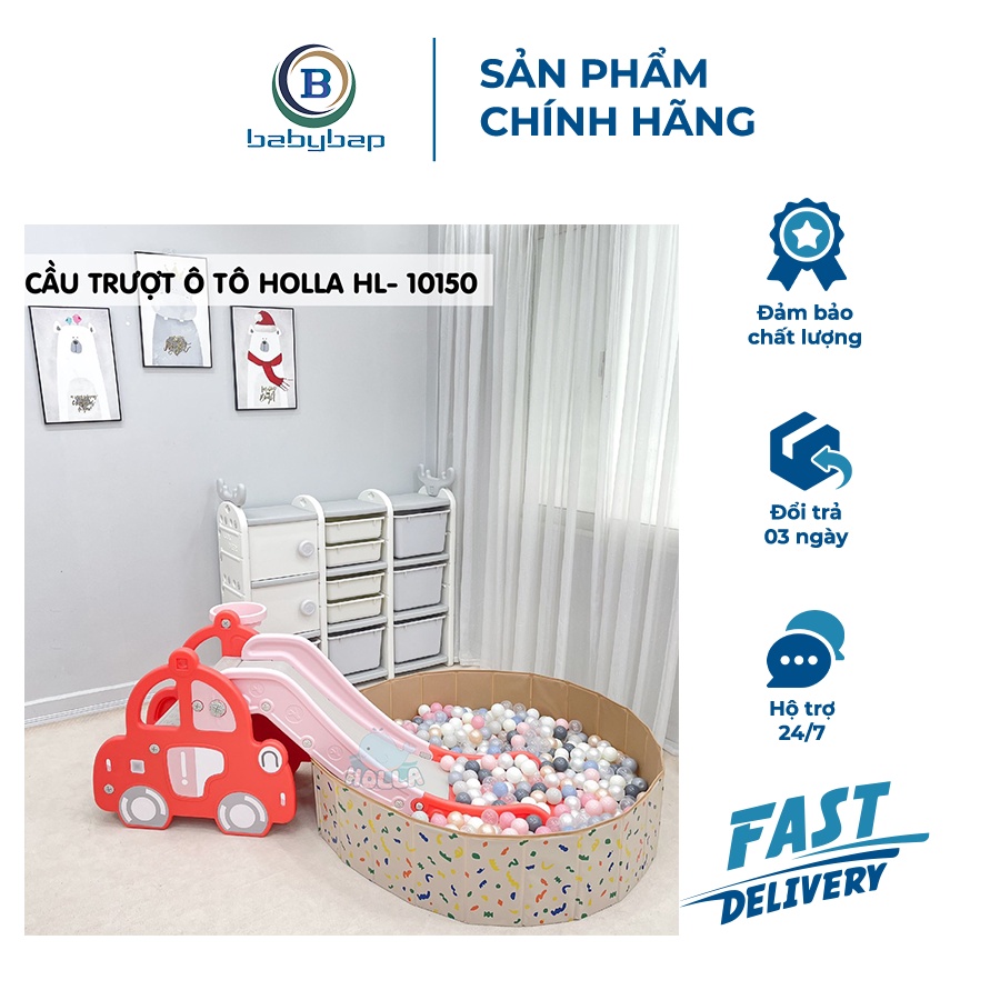 Cầu Trượt Ô tô Holla Xanh HL-10150