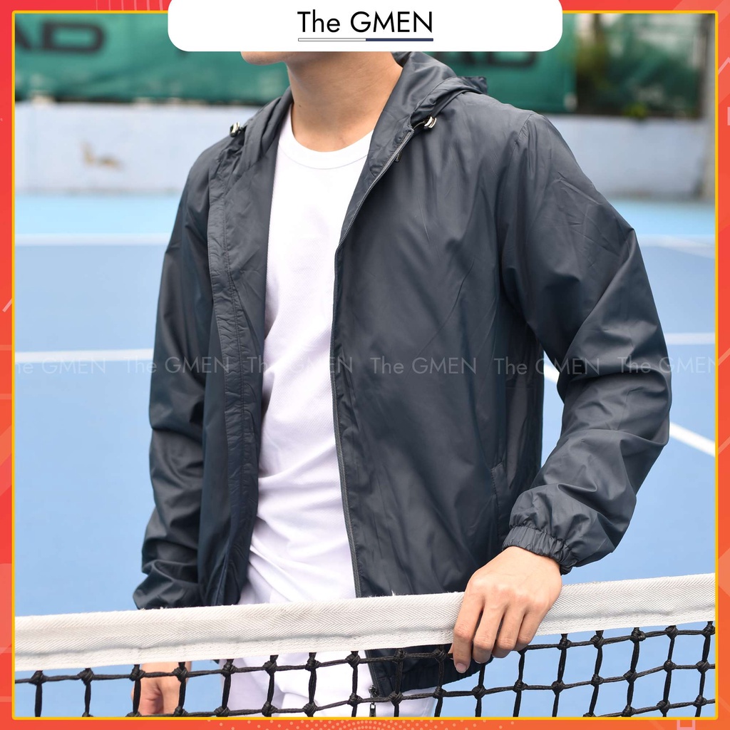 Áo khoác gió nam The GMEN phong cách thể thao, thấm hút mồ hôi, giá tốt