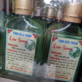 TINH DẦU TRÀM NGUYÊN CHẤT NHÀ  NẤU 100ml