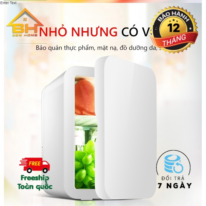 Tủ lạnh mini 8L dùng trên xe oto hoặc gia đình