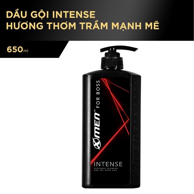 Dầu gội nước hoa XMen for Boss Intense 650g