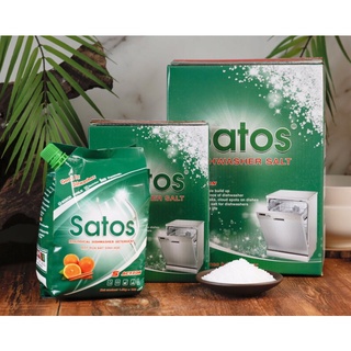 Combo tiết kiệm cho máy rửa bát Bột sinh học - muối rửa bát Satos