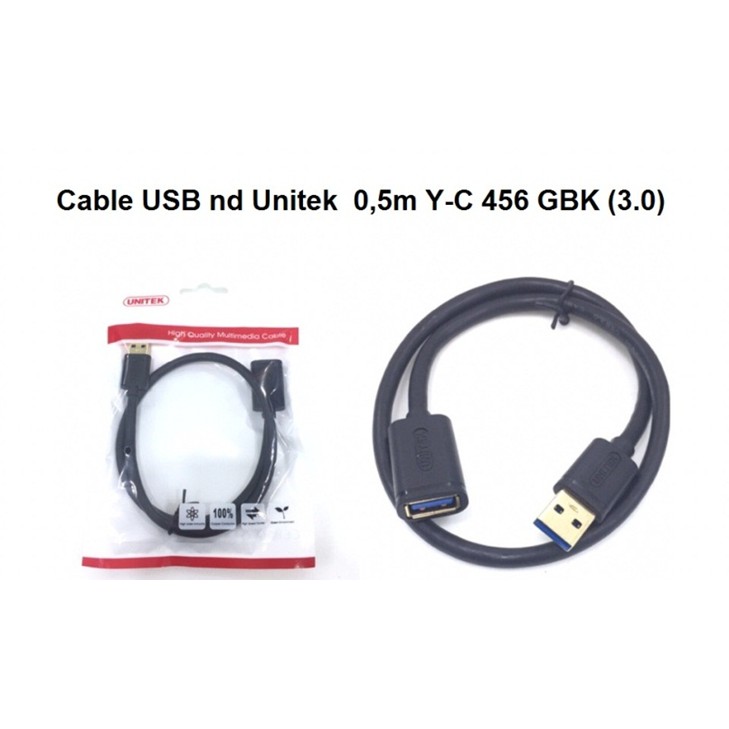 cÁP usb NỐI DÀI 3.0 UNITEK 0.5M YC 456 GBK , 1.5M YC 458 GBK