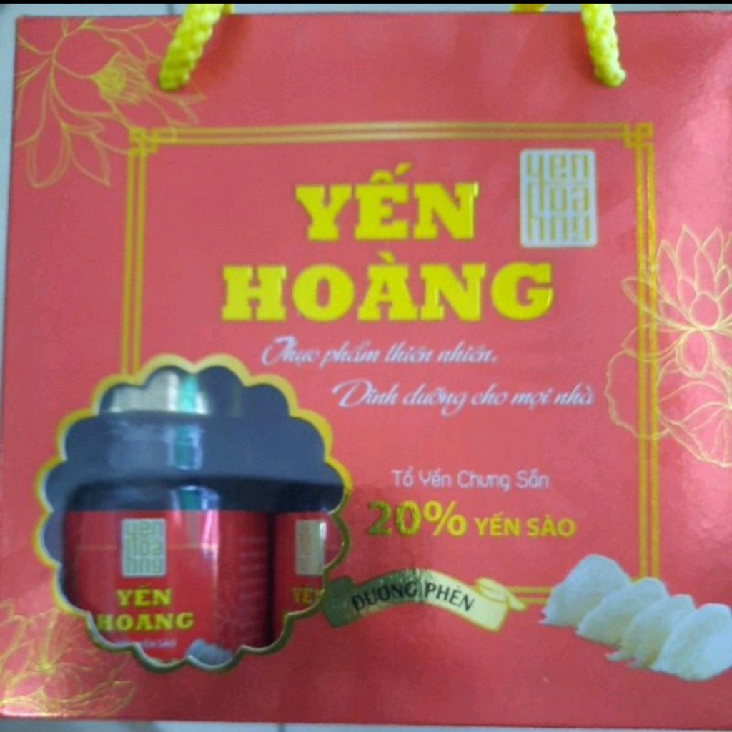 Hộp yến sào Hoàng 20% yến 6 lọ x 70ml