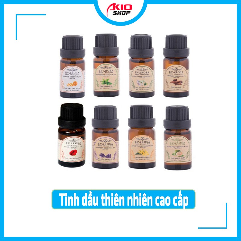 Tinh dầu nguyên chất có kiểm định, chai 10ml